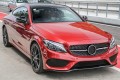 MERCEDES C-CLASS C205 2017-2018 LISTWA PRZEDNIEGO ZDERZAKA PRAWA CZARNA A2058852600