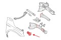 VOLVO S60 II 2010-2018 STREFA ZGNIOTU ODBÓJ PRAWY 31353136