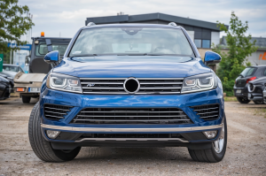 VOLKSWAGEN TOUAREG II 7P 2014-2018 PO FACELIFTINGU LISTWA PRZEDNIEGO ZDERZAKA 7P6807725
