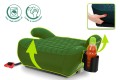 FOTELIK SAMOCHODOWY PODKŁADKA SIEDZISKO Z ISOFIX ZIELONY R129 125-150 CM