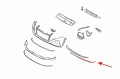 HYUNDAI TUCSON IV NX4 2020-2024 PRZED FACELIFTINGIEM LISTWA PRZEDNIEGO ZDERZAKA LEWA 86595N7010