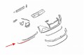 HYUNDAI TUCSON IV NX4 2020-2024 PRZED FACELIFTINGIEM LISTWA PRZEDNIEGO ZDERZAKA PRAWA 86596N7010