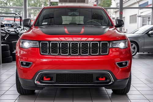 JEEP GRAND CHEROKEE IV WK2 2017-2021 DRUGI FACELIFTING KOMPLETNY ZDERZAK PRZEDNI 6EB83TZZAA